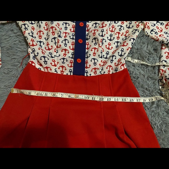 HOST PICK 🌟 Vintage one of a kind handmade anchor dress - Picture 7 of 12